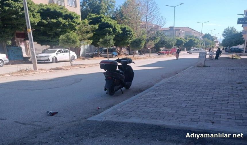 Gölbaşı'nda Elektrikli Bisiklet Devrildi 1 Yaralı