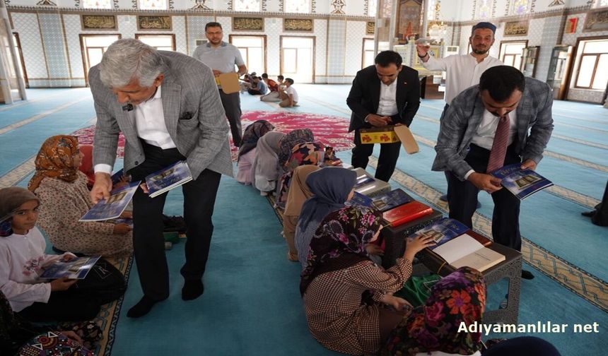 Kahta'da Yaz Kur'an Kurslarında İlk Cüz Heyecanı