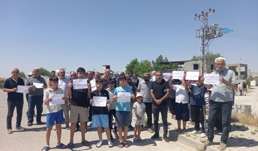 Kahta'da 'İmdat Ölmek İstemiyoruz' eylemi yapıldı