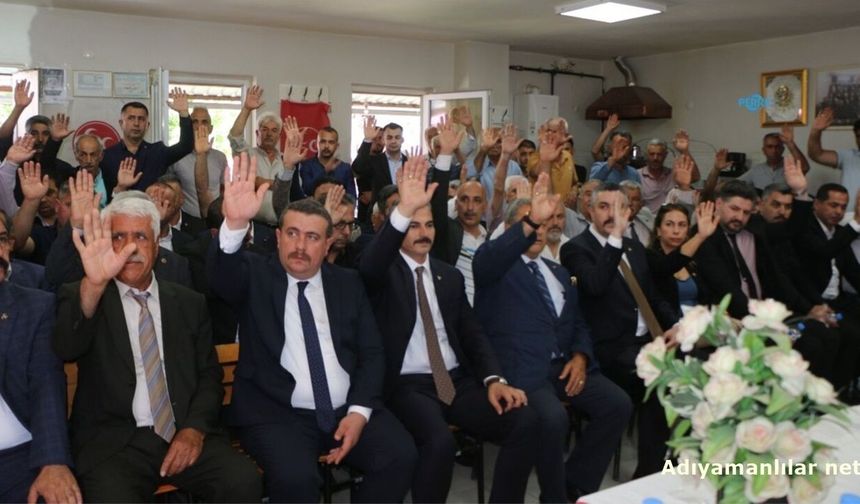 MHP Çelikhan'da Abdurrahman Yaylagül Dönemi Başladı