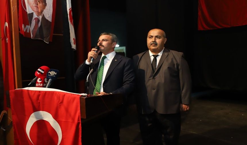 MHP Kahta İlçe Başkanlığına Haşim Turan Seçildi