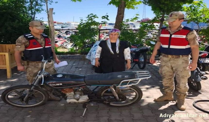Siverek'te Çalınan Motosiklet Sahibine Teslim Edildi