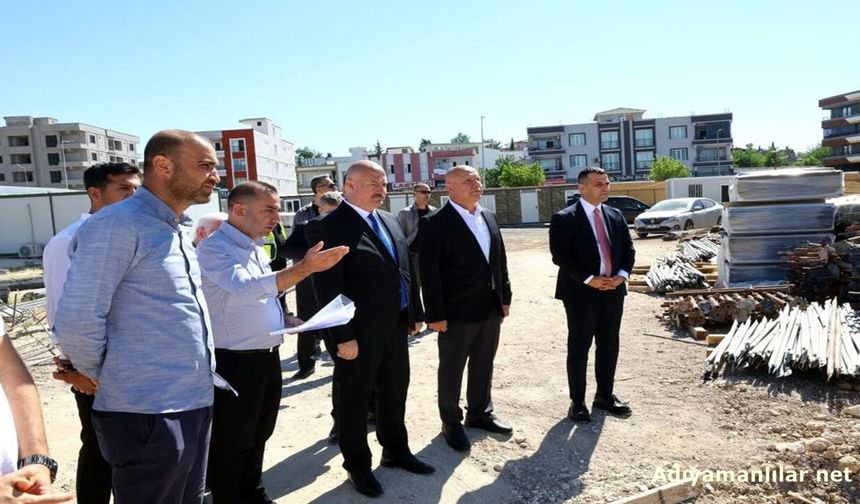 Vali Küçük Kültür Merkezi İnşaatını İnceledi