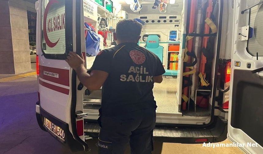 Adıyaman’da İki Otomobil Çarpıştı 1 Yaralı