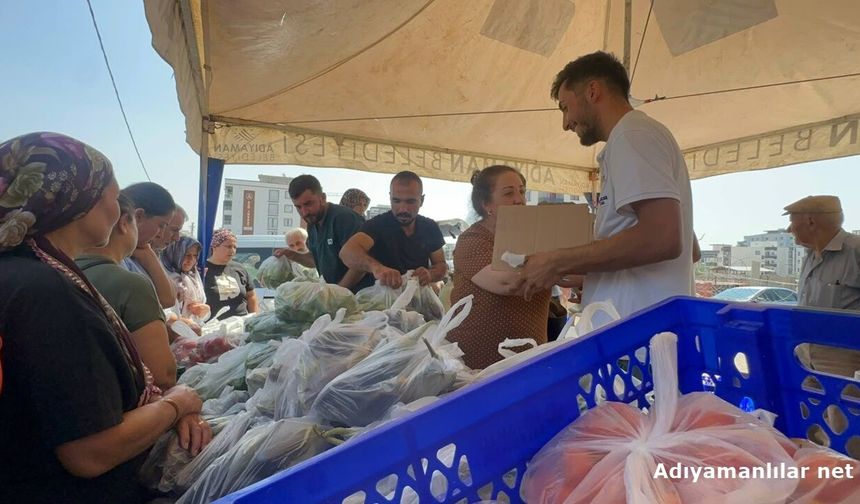 Adıyaman'da Belediye Sebzeleri Uygun Fiyatla Satılıyor