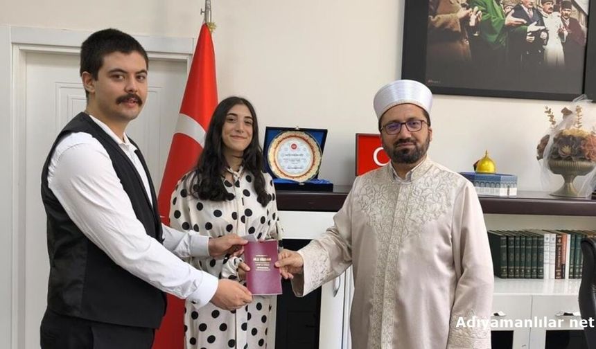 Adıyaman'da "İki İnsan Bir Hayat" Projesinde İlk Nikâh