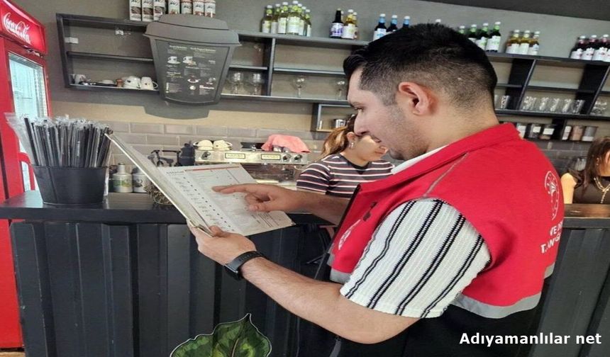 Adıyaman'da Zincir Restoranlarda Gıda İçeriği Zorunlu