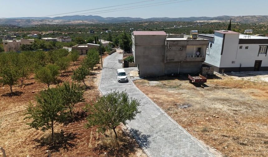 Adıyaman’ın köyleri, parke döşeli yollarla daha güzel