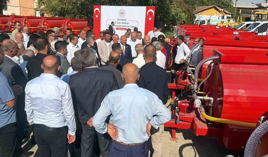 Adıyaman’da Orman Yangınlarına Karşı Köylere Tanker Desteği