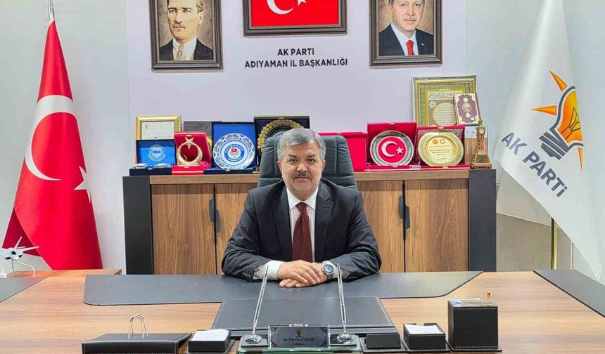 Başkanı Çadır, 30 Ağustos Zafer Bayramı'nı kutladı