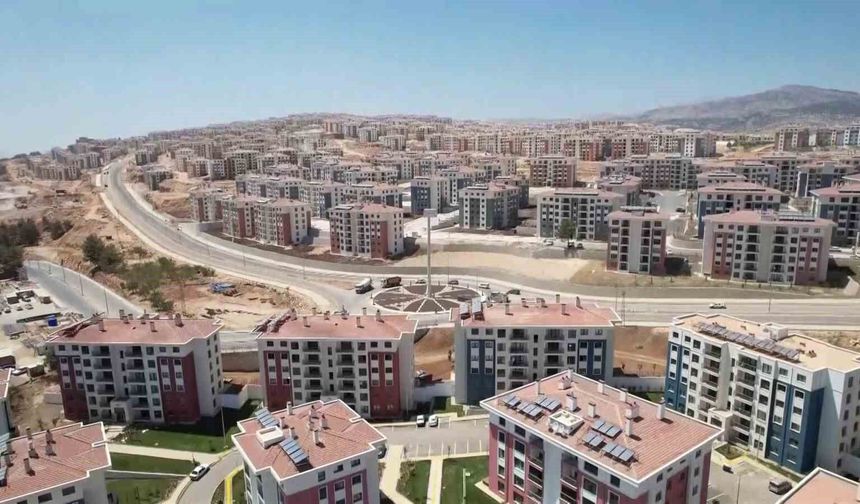 Deprem konutlarıyla yeni bir şehir inşa edildi