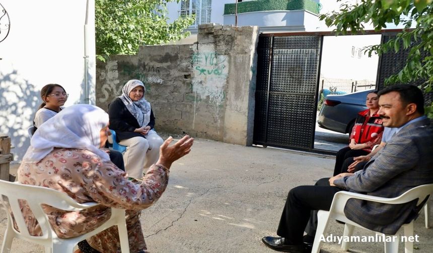 Kahta Kaymakamı Soysal Sahada Sorunları Dinledi