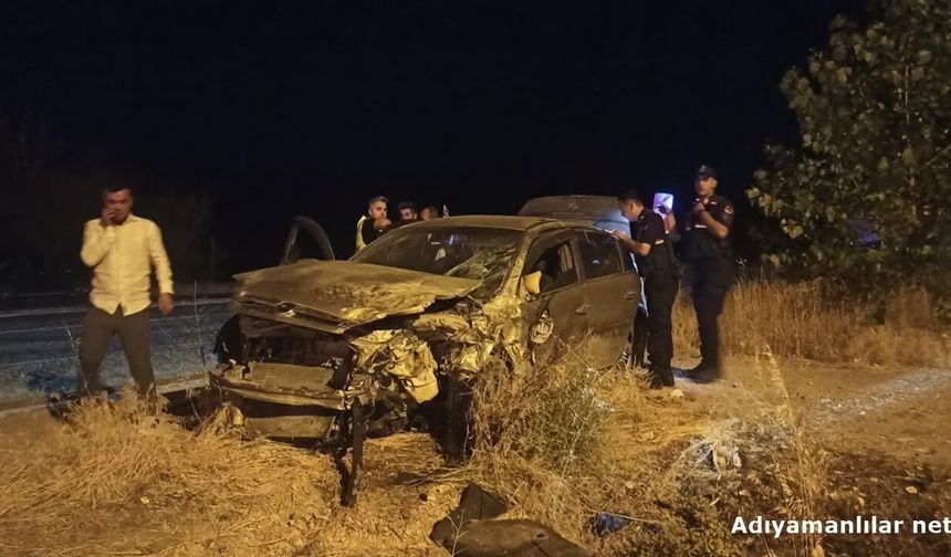 Malatya-Adıyaman Kara Yolunda Kaza 7 Yaralı