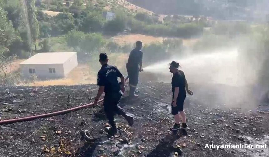Sincik'teki Örtü Yangını Kontrol Altına Alındı