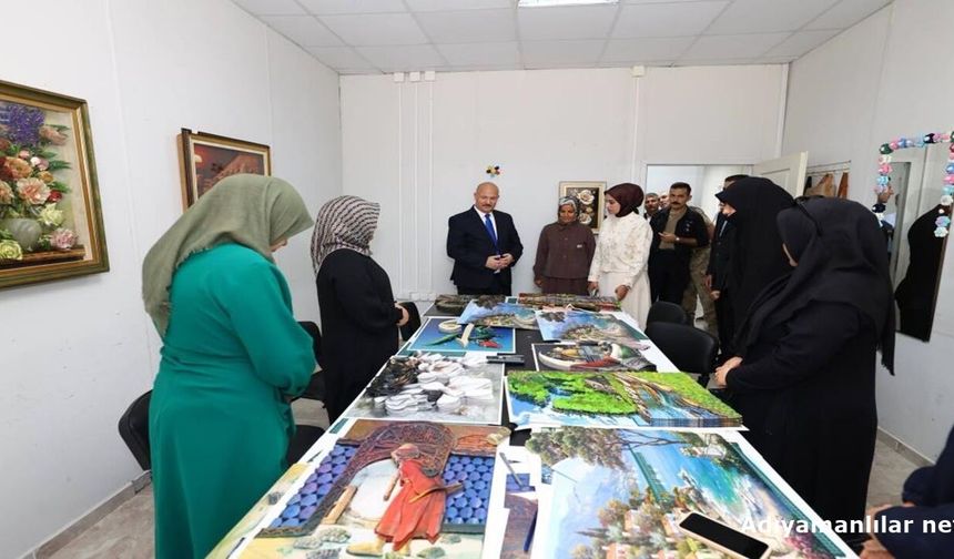 Vali Abdullah Küçük Samsat'ta Yatırımları İnceledi