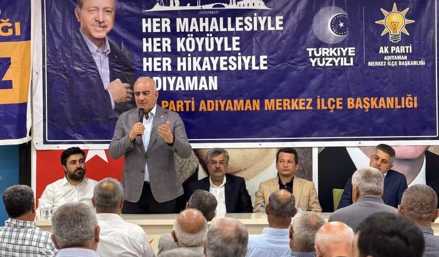 Adıyaman AK Parti'de Özhan ve Olgun'dan birliktelik vurgusu
