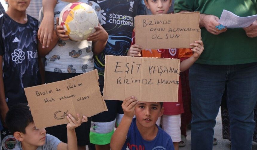 Adıyaman Alitaşı Mahallesi sakinlerinden altyapı isyanı