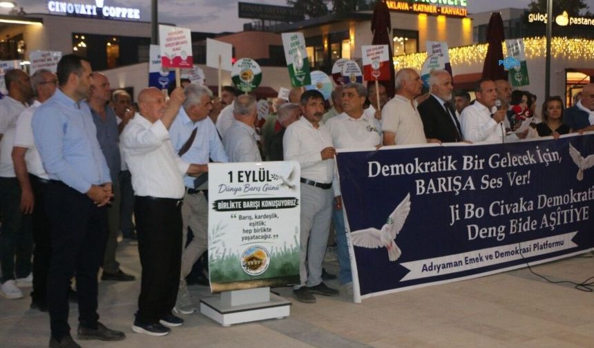 Adıyaman'da 1 Eylül yürüyüşüne izin verilmedi