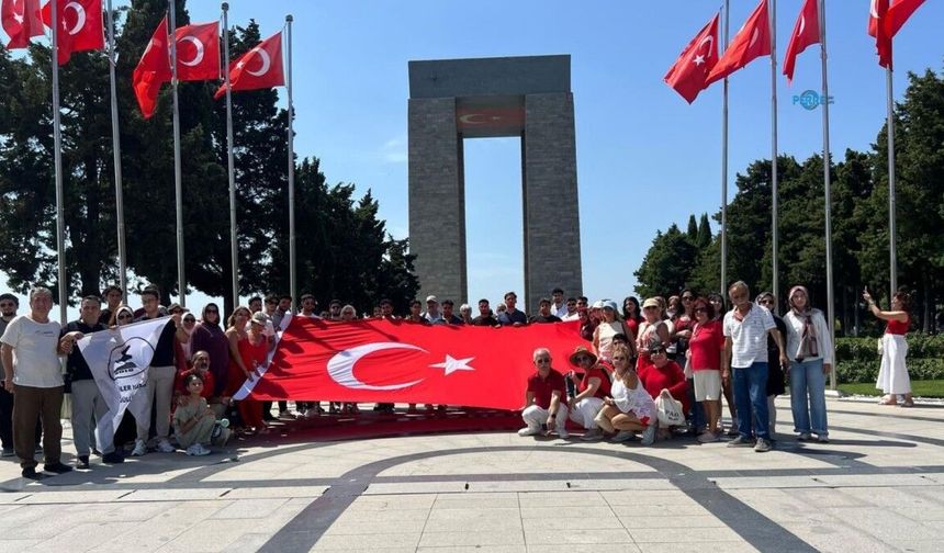 Adıyamanlı gençler Çanakkale'den Akçay'a kültür ve tarih yolculuğuna çıktı