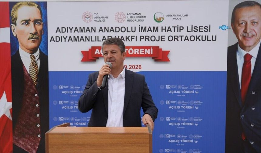 Adıyamanlılar Vakfı İmam Hatip Proje Ortaokulu törenle açıldı