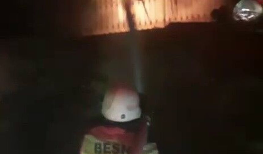 Besni'de ev yangını korkuttu