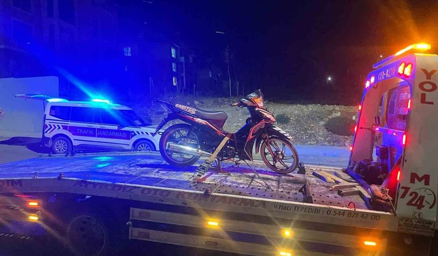 Gölbaşı ilçesinde jandarmadan motosiklet denetimi