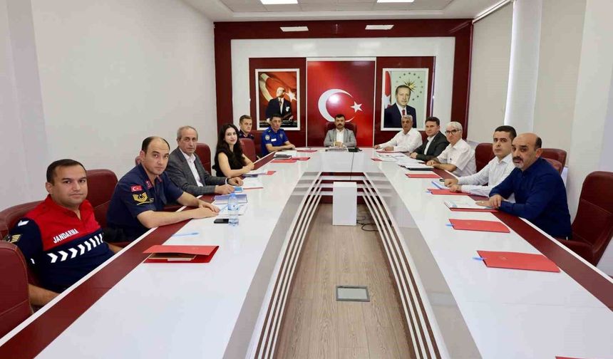 Kahta'da okul güvenliği toplantı gerçekleştirildi