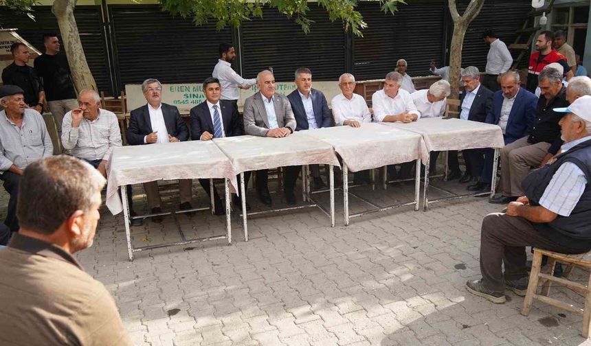 Milletvekili Şan, Tut ilçesinde vatandaşlarla buluştu