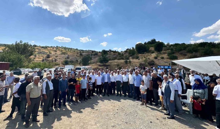 Sincik Teşikan Yaylası'nda su tepkisi