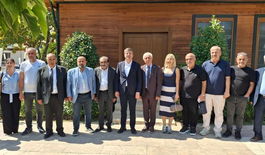Başkan Tutdere, Güneydoğu Gazeteciler Federasyonu'nu ağırladı
