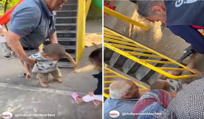 Gölbaşı’nda Ayağı Sıkışan Çocuk İtfaiye Tarafından Kurtarıldı
