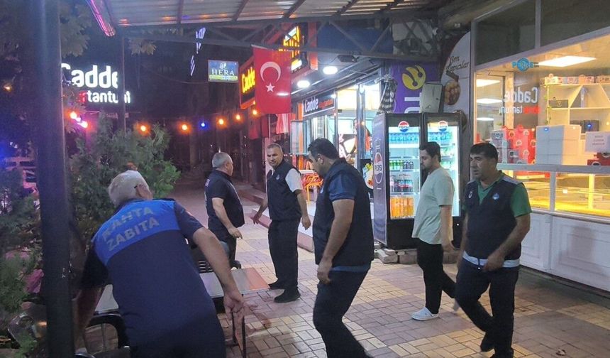 Kahta'da zabıtadan kapsamlı gece denetimi