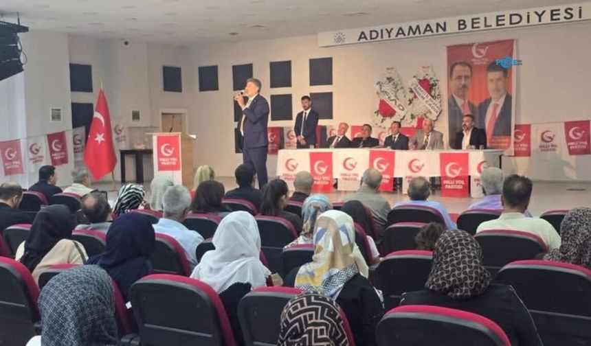 Millî Yol Partisi Adıyaman İl Kongresinde Mahmut Yavuz il başkanı seçildi