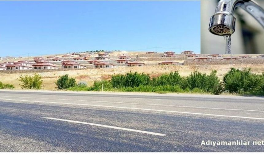 Şambayat Deprem Konutlarında Su Sorunu