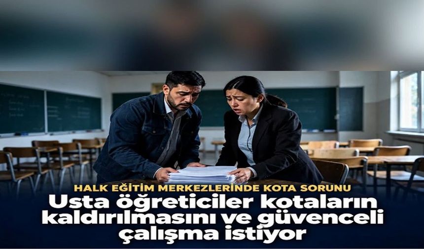 Adıyaman’da Usta Öğreticiler Kota Kararına Tepkili