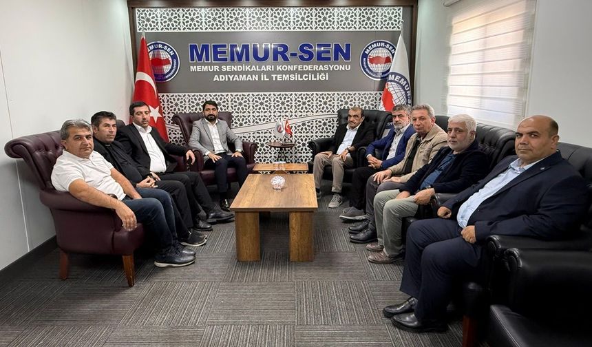 Adıyaman Gazeteciler Cemiyeti'nden Mehmet Demir’e Hayırlı Olsun Ziyareti