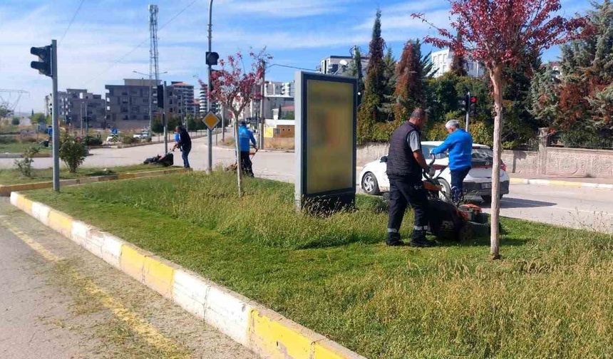 Adıyaman'ın yeşil alanlarında kış hazırlığı