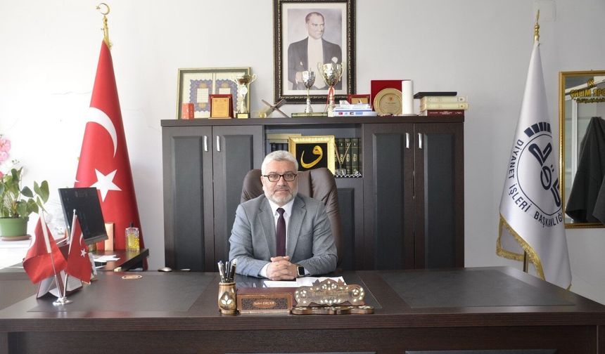 Besni Müftüsü Erçek'ten Camiler ve Din Görevlileri Haftasını kutladı