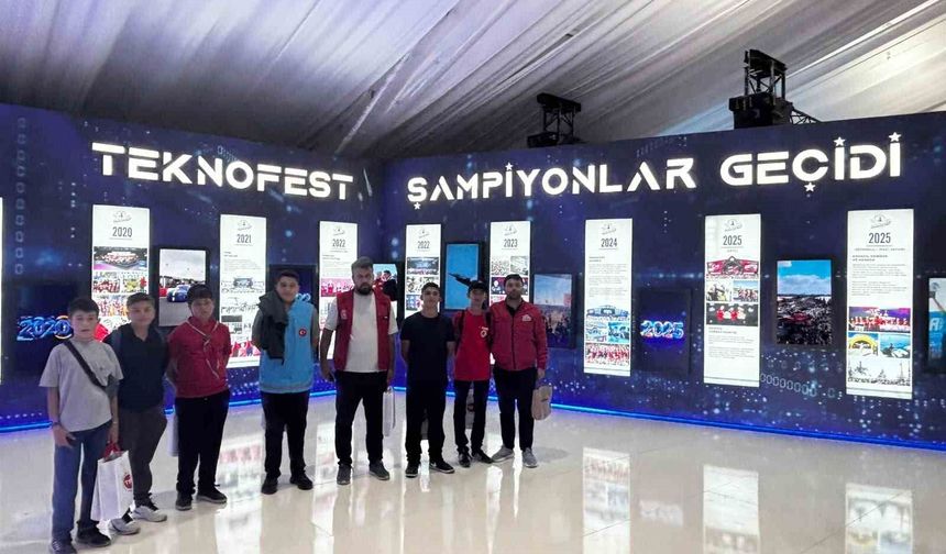Çelikhanlı öğrenciler TEKNOFEST'te bilim ve teknolojiyle buluştu