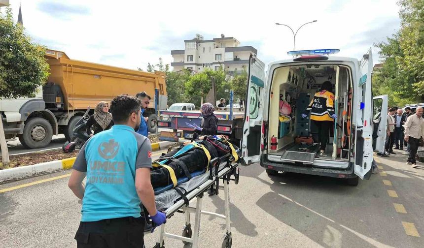 Adıyaman’da iki motosiklet çarpıştı: 1 yaralı