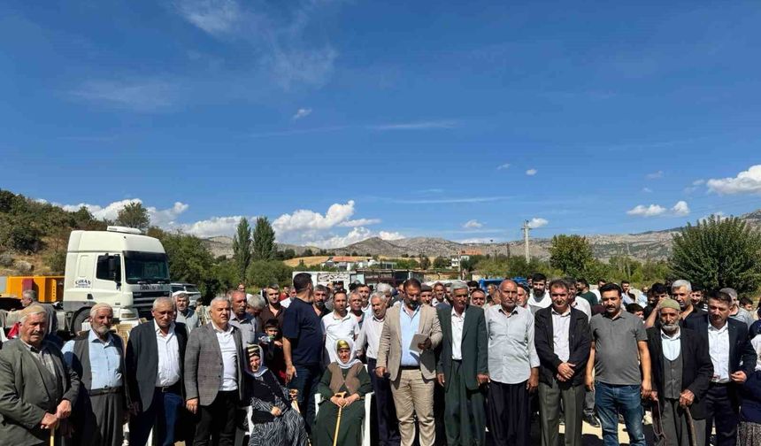 Sincik'te su projesine köylülerden tepki: 'Suyumuzu vermek istemiyoruz'
