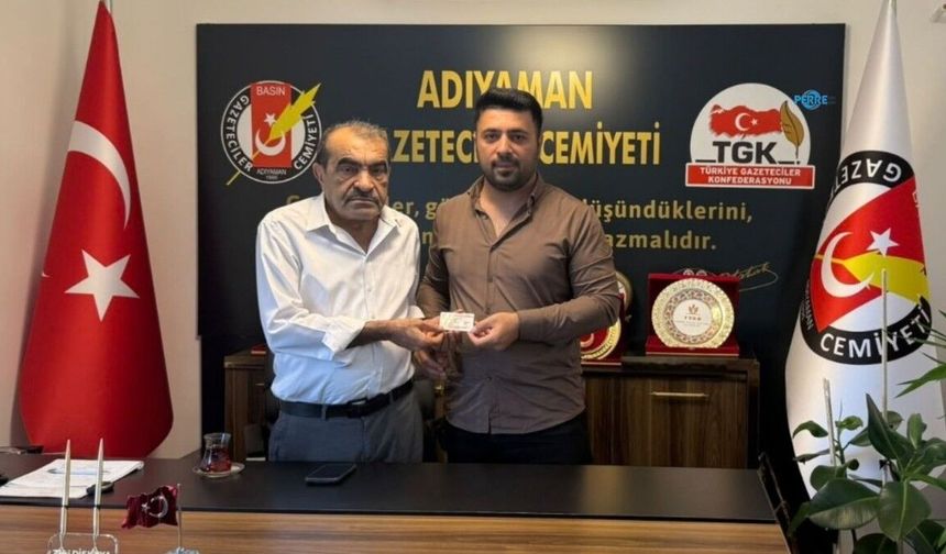 Kahta Gazete imtiyaz sahibi Ömer Faruk Yılmaz AGC'ye katıldı