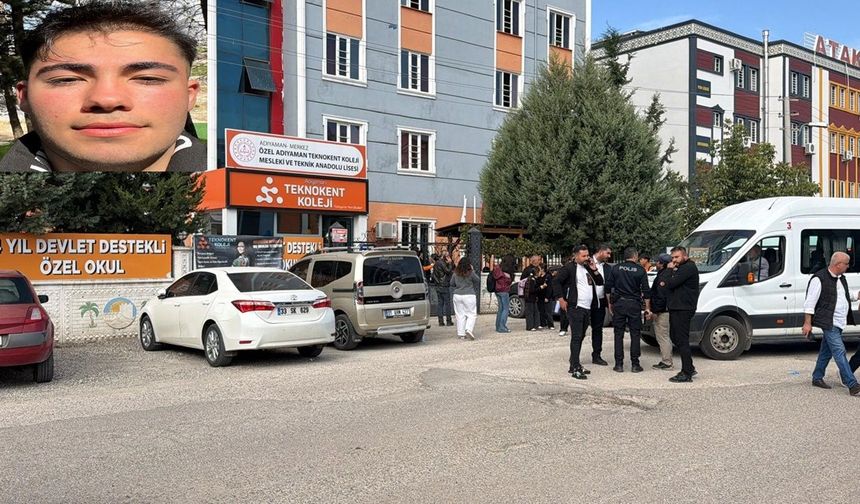Adıyaman'da özel okulda 5. kattan atladığı iddia edilen öğrenci hayatını kaybetti