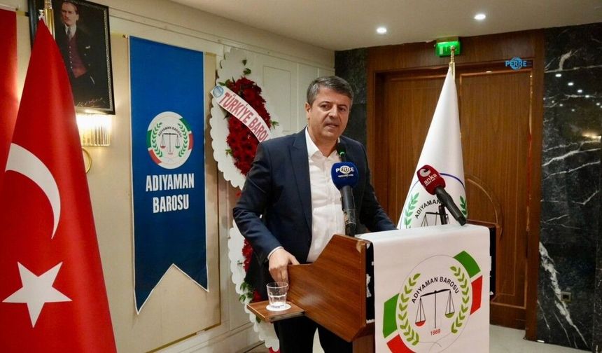 Tutdere baro üyelerinin gösterdiği dayanışmaya teşekkür etti